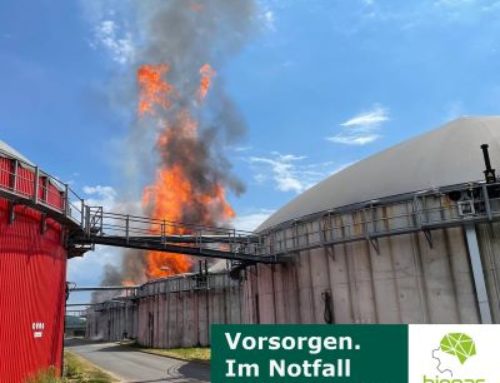 Katastrophe – Brand in der Biogasanlage.