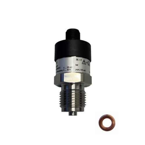 Gasdrucksensor 0-160 mbar 4-20 mA 1/2'' zum Messen des Gasdrucks in den Gasleitungen nach dem Gasverdichter oder am Gasmotor.